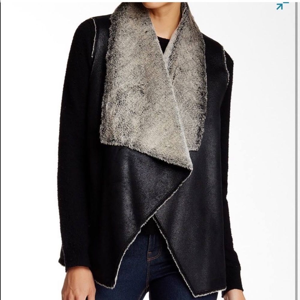 Andrew Marc New York Faux Fur Vest
